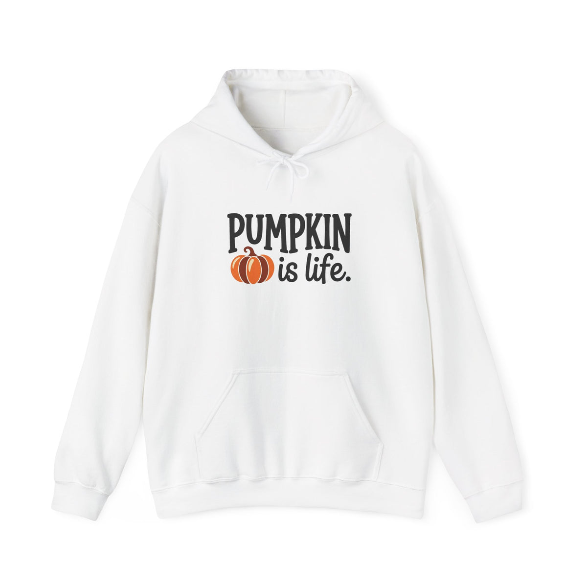 Pumpkin Is Life Graphic Hoodie | Pumpkin Lover, Cozy Fall Sweatshirt