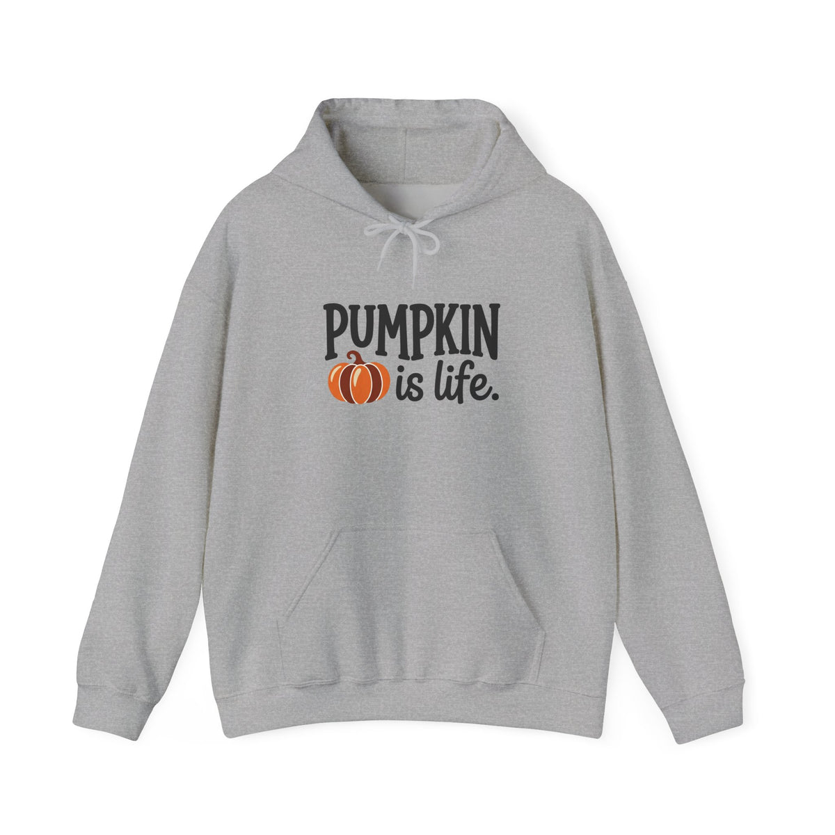 Pumpkin Is Life Graphic Hoodie | Pumpkin Lover, Cozy Fall Sweatshirt