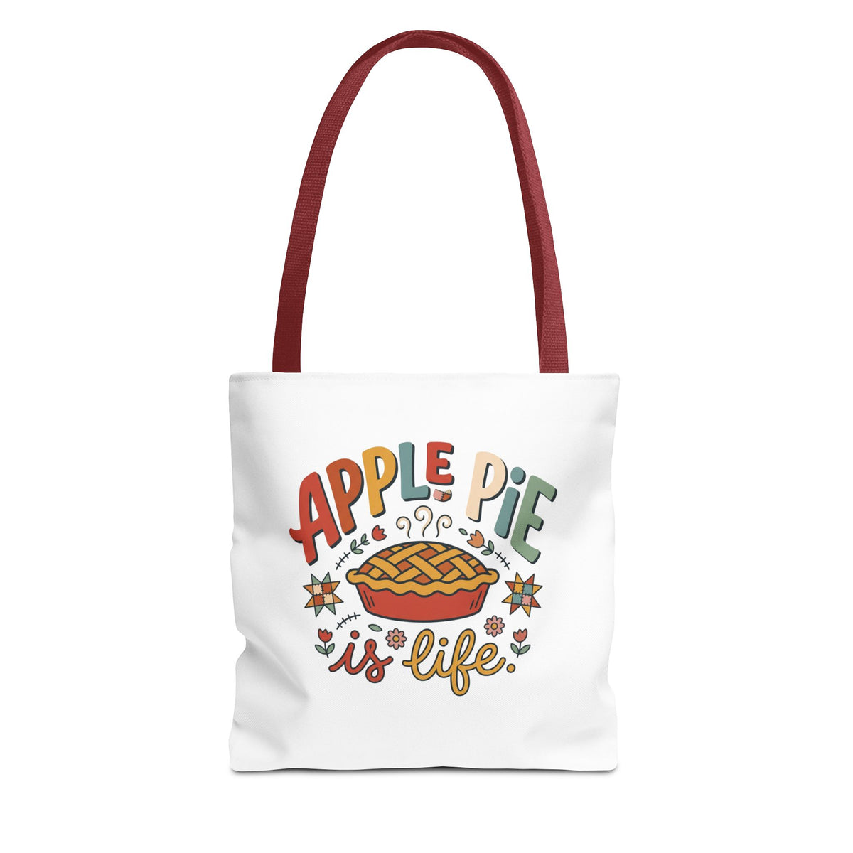 Apple Pie Is Life Tote Bag | Pie Lover, Cozy Fall Bag