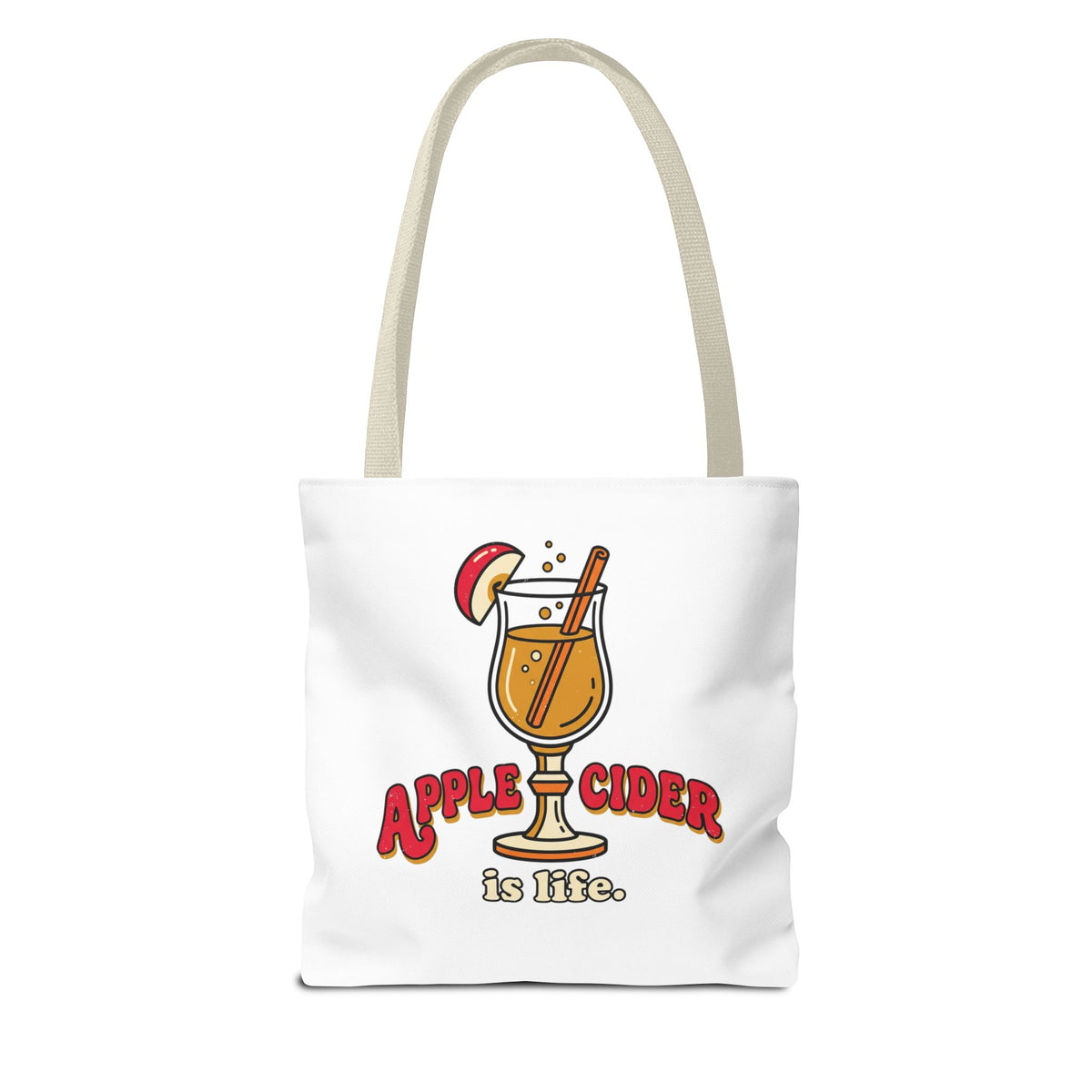 Apple Cider Is Life Tote Bag | Cider Lover, Cozy Fall Bag