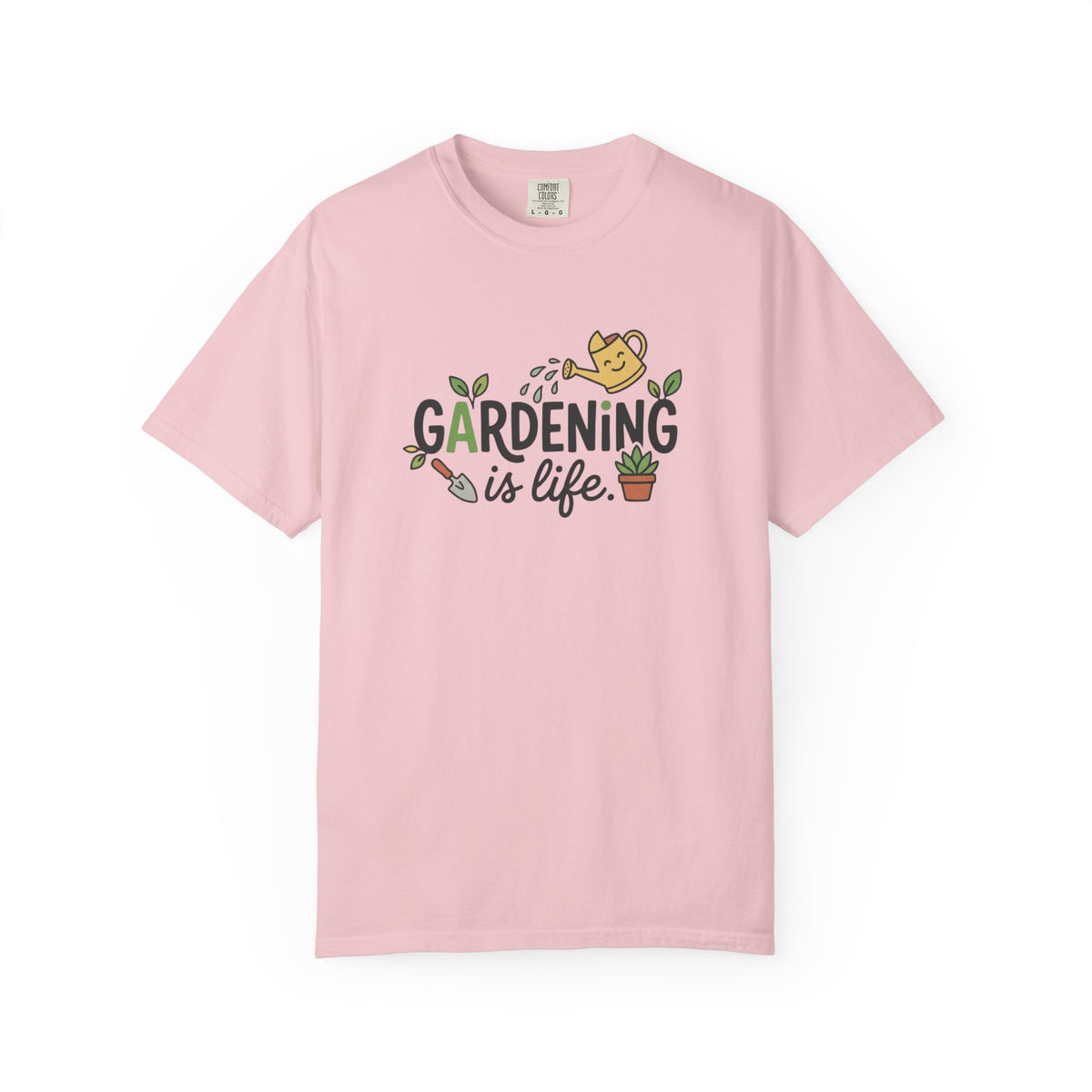 Gardening Is Life Illustration T-Shirt | Garden Lover, Gardener Tee