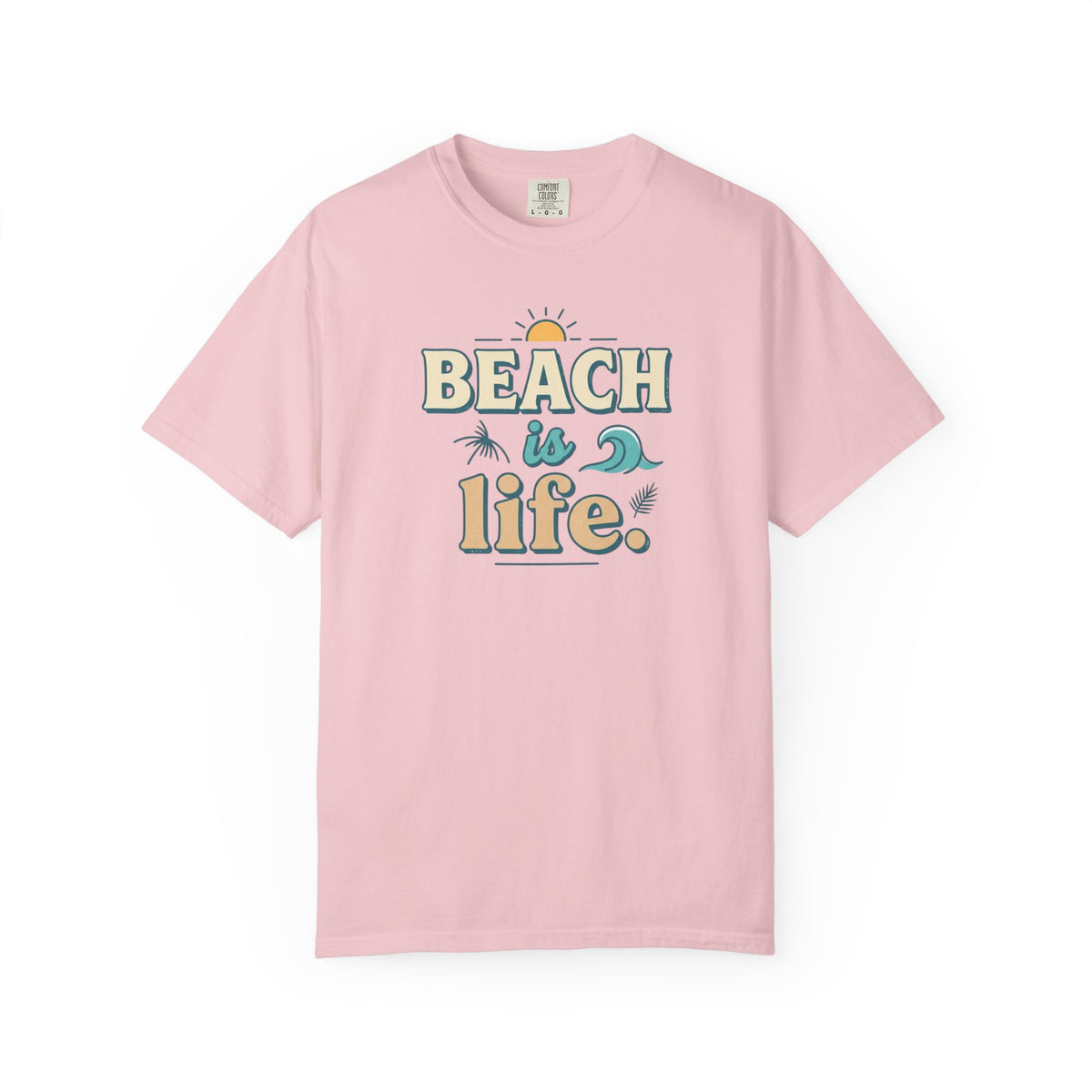 Beach Is Life Illustration T-Shirt | Ocean, Beach Lover Tee