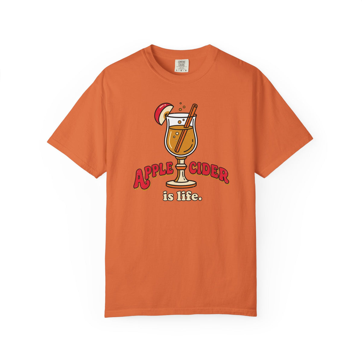 Apple Cider Is Life Illustration T-Shirt | Fall Drink, Cider Lover Tee