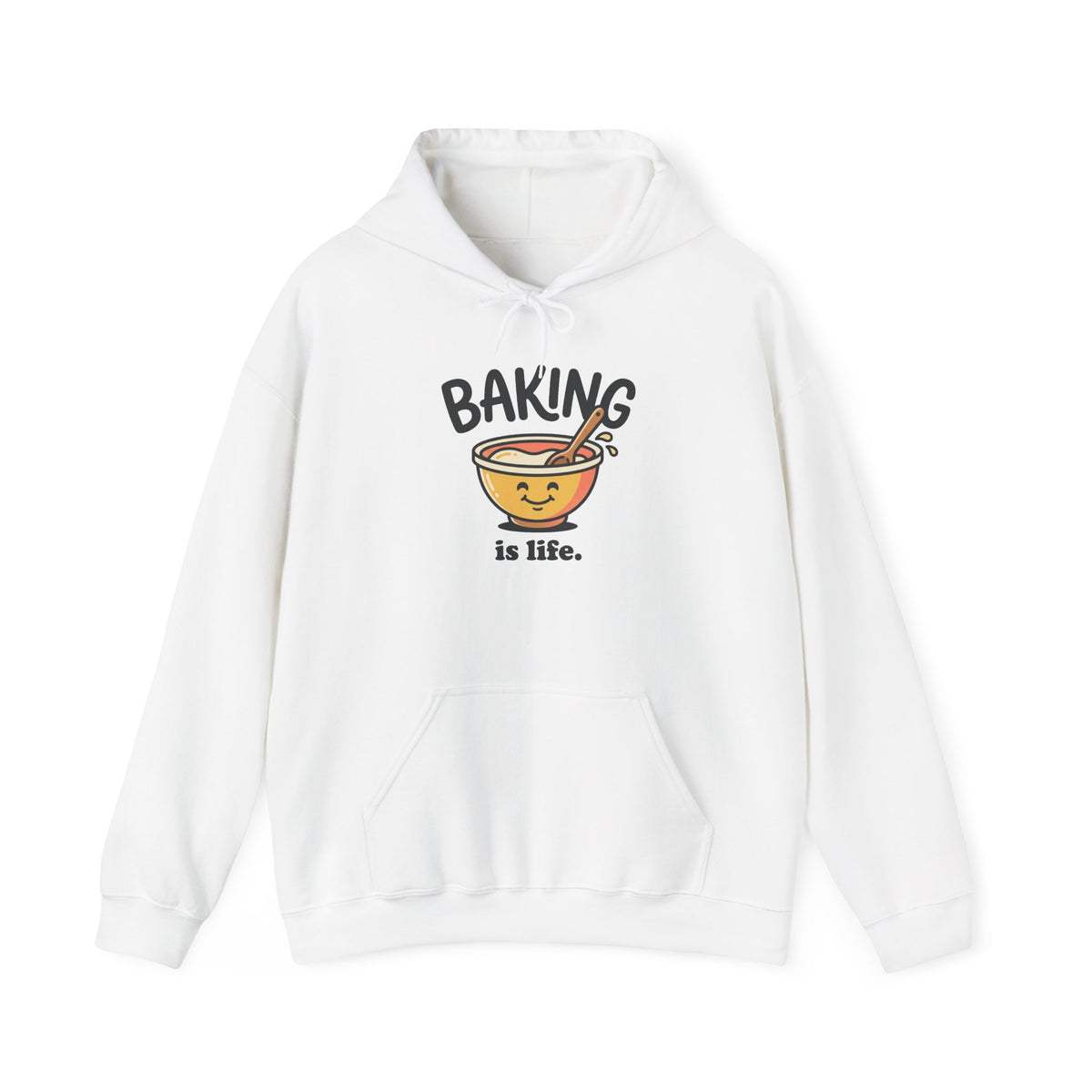 Baking Is Life Graphic Hoodie | Baker, Cozy Baking Sweatshirt