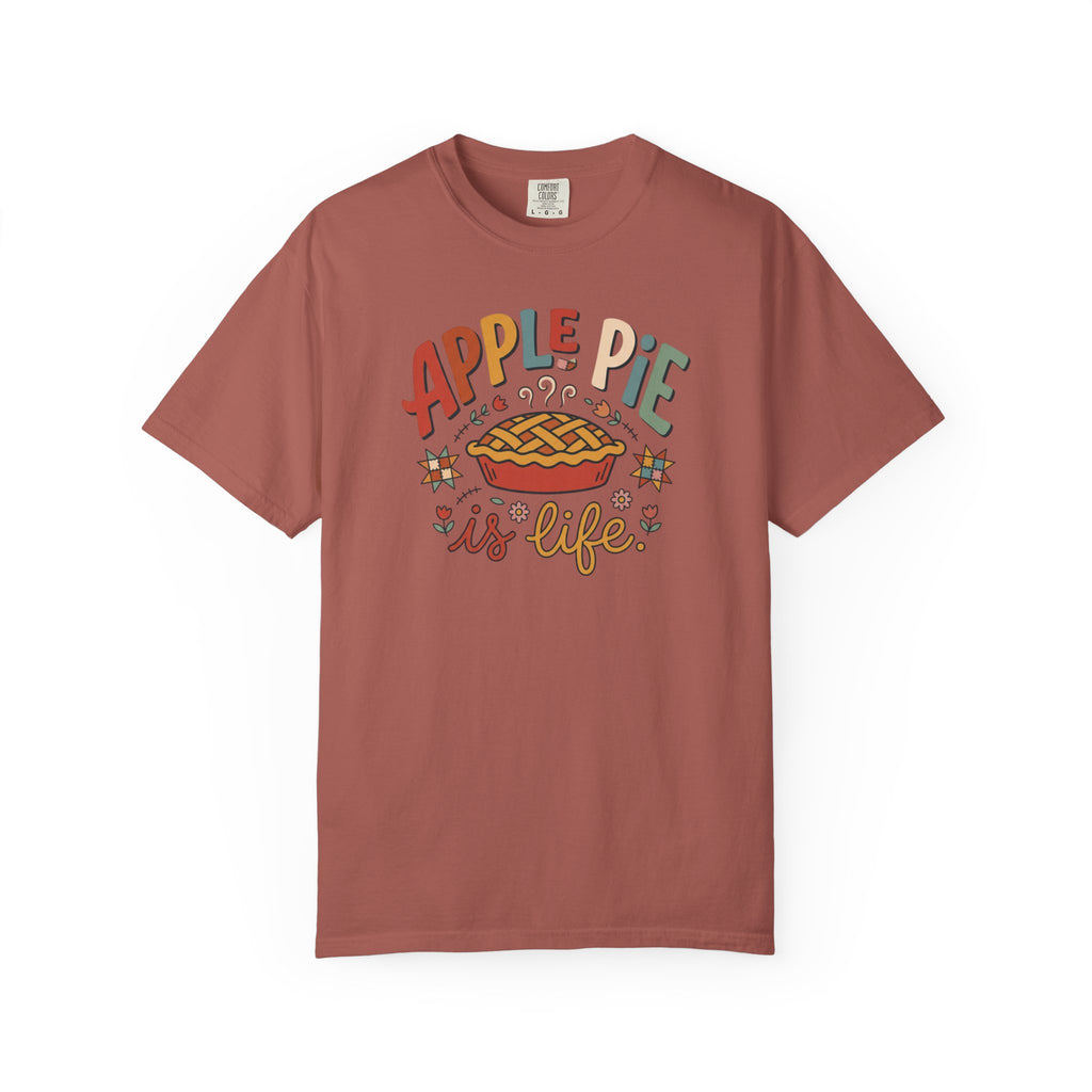 Apple Pie Is Life Illustration T-Shirt | Fall Baking, Pie Lover Tee