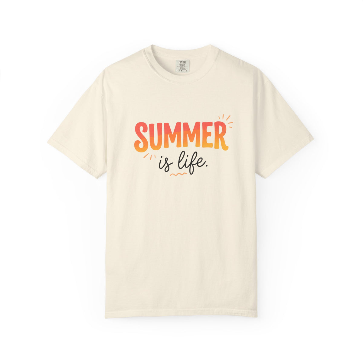 Summer Is Life Illustration T-Shirt | Sunshine, Summer Lover Tee