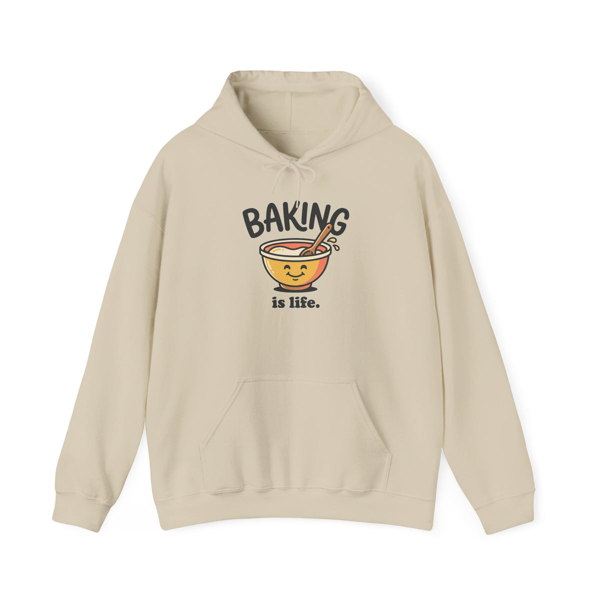 Baking Is Life Graphic Hoodie | Baker, Cozy Baking Sweatshirt