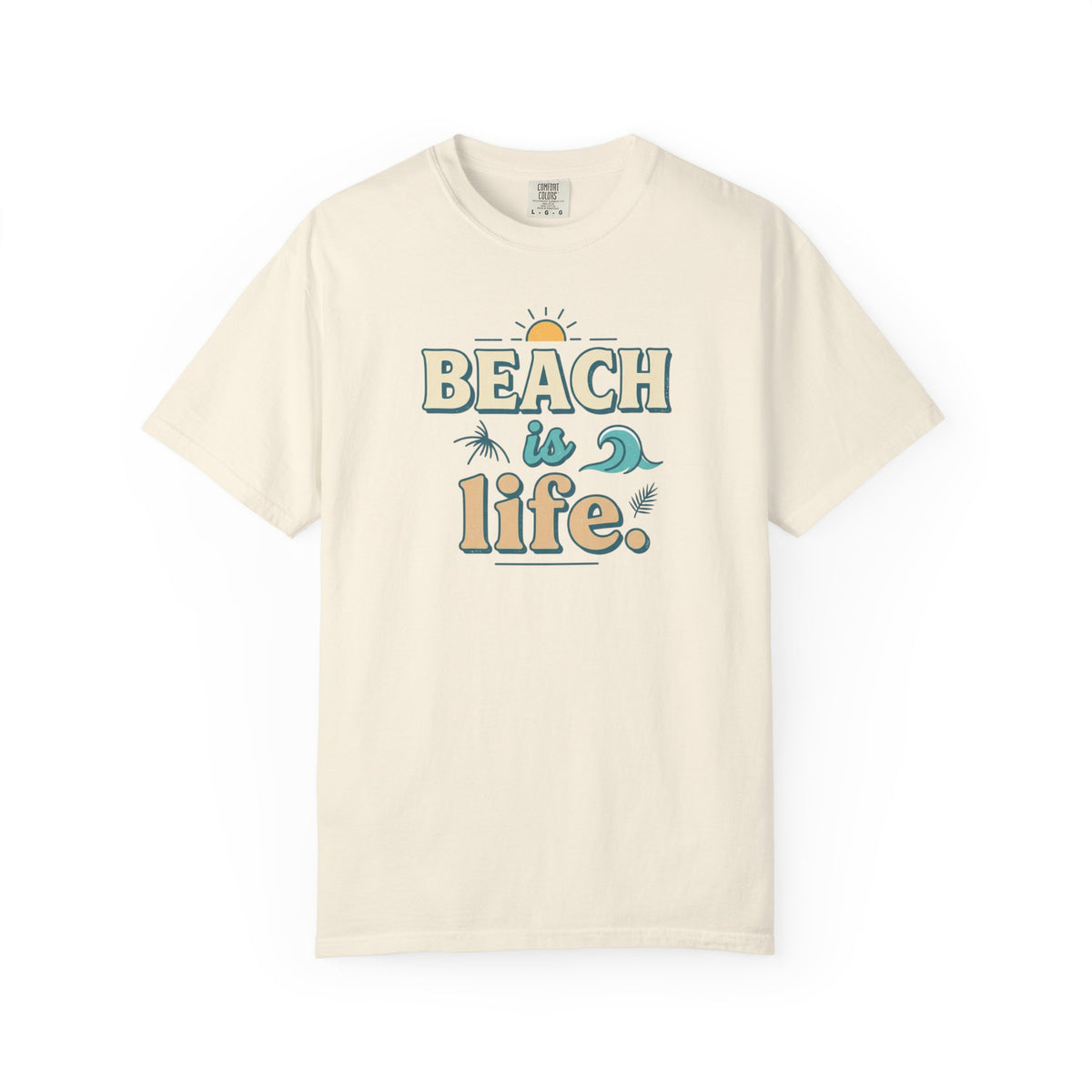 Beach Is Life Illustration T-Shirt | Ocean, Beach Lover Tee