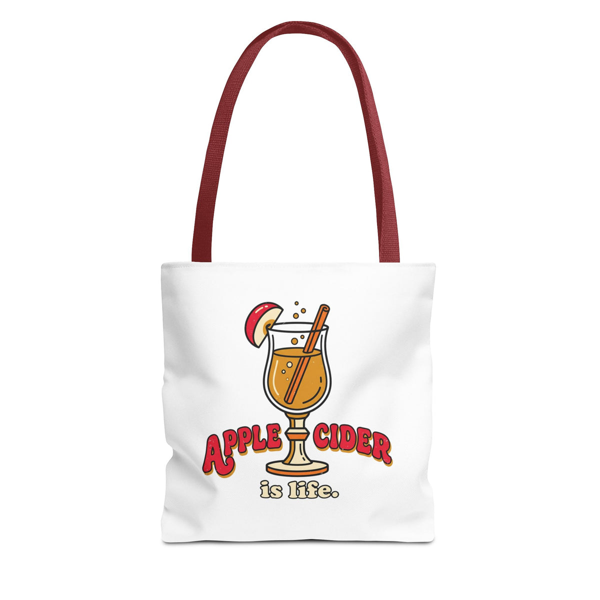 Apple Cider Is Life Tote Bag | Cider Lover, Cozy Fall Bag