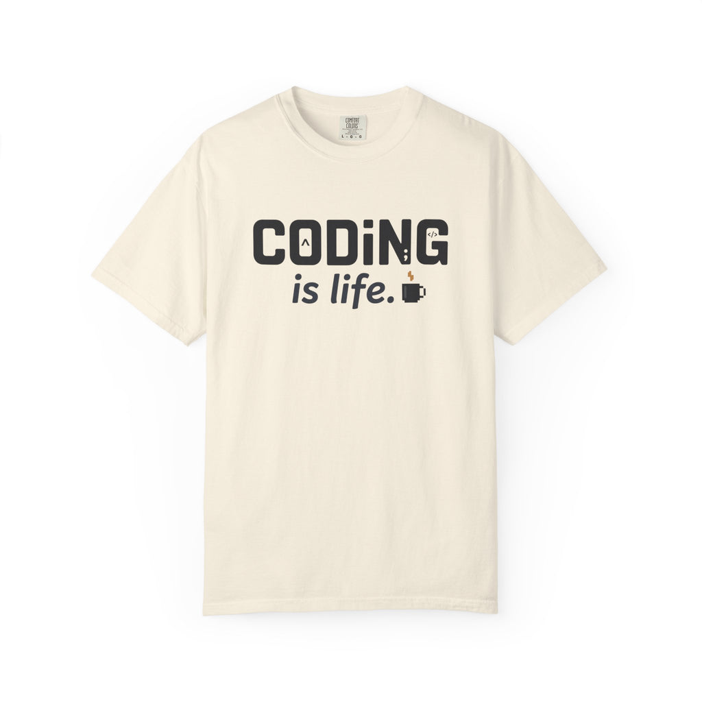 Coding Is Life T-Shirt | Programmer & Developer Graphic Tee