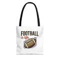Football Is Life Tote Bag | Football Lover, Game Day Bag