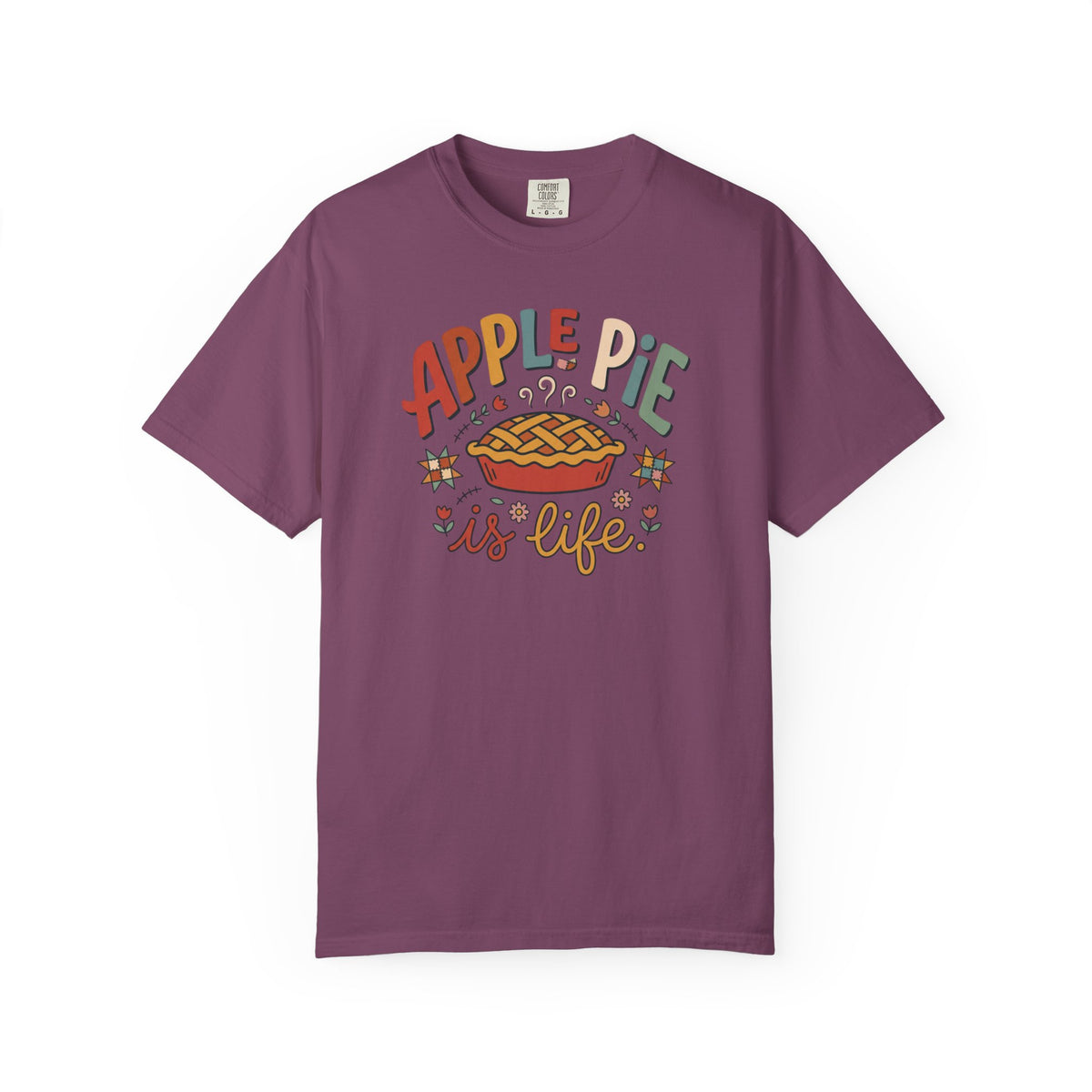 Apple Pie Is Life Illustration T-Shirt | Fall Baking, Pie Lover Tee