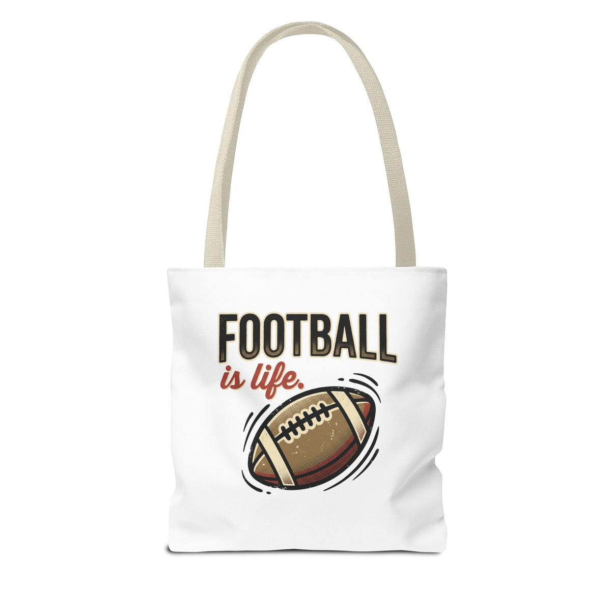Football Is Life Tote Bag | Football Lover, Game Day Bag