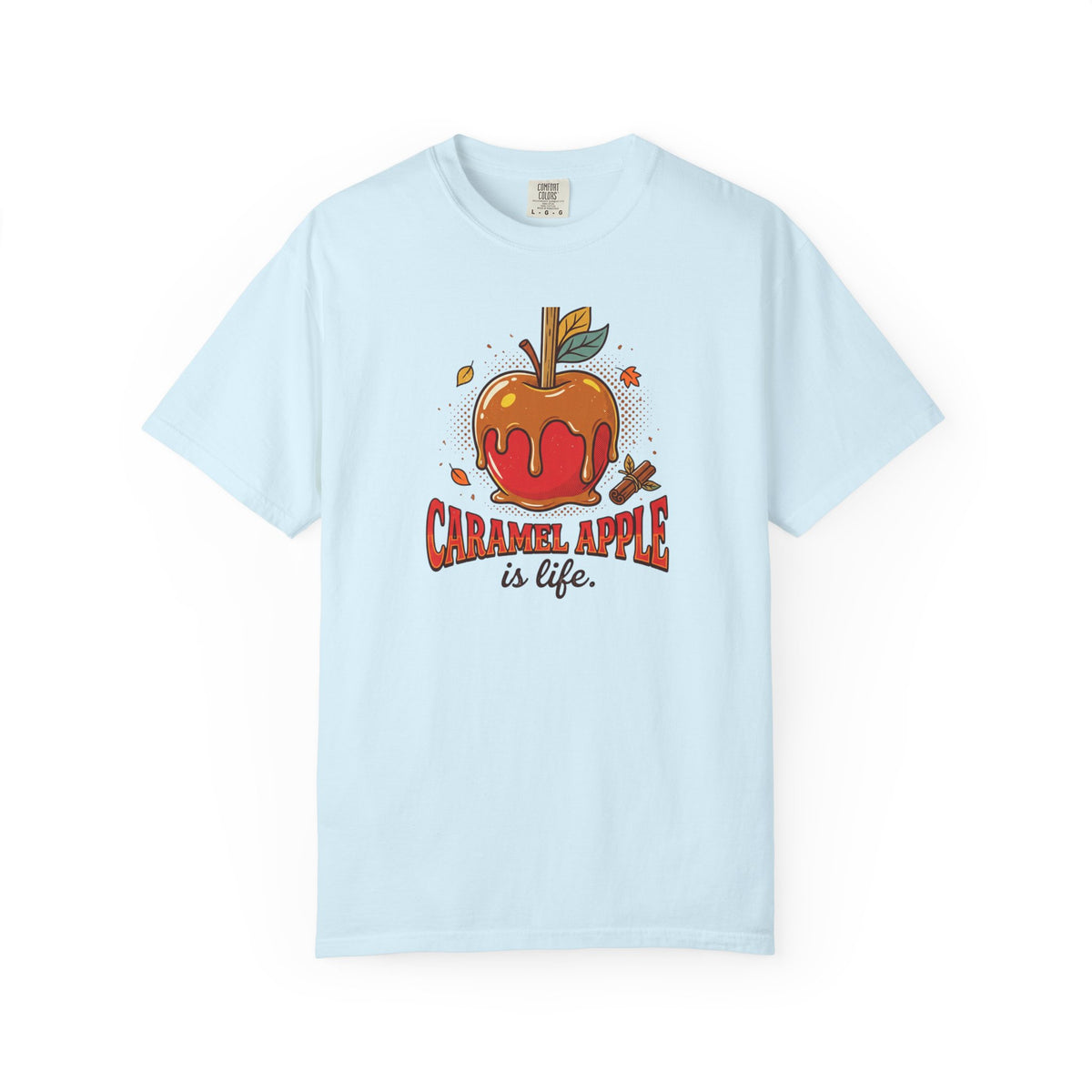 Caramel Apple Is Life Illustration T-Shirt | Fall Treat, Apple Lover Tee