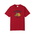 Camping Is Life Illustration T-Shirt | Camper, Outdoor Lover Tee