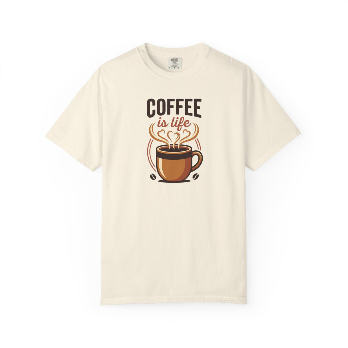Coffee Is Life cup illustration T-Shirt | Caffeine, Coffee Lover Tee