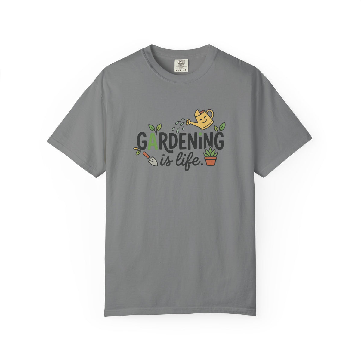 Gardening Is Life Illustration T-Shirt | Garden Lover, Gardener Tee