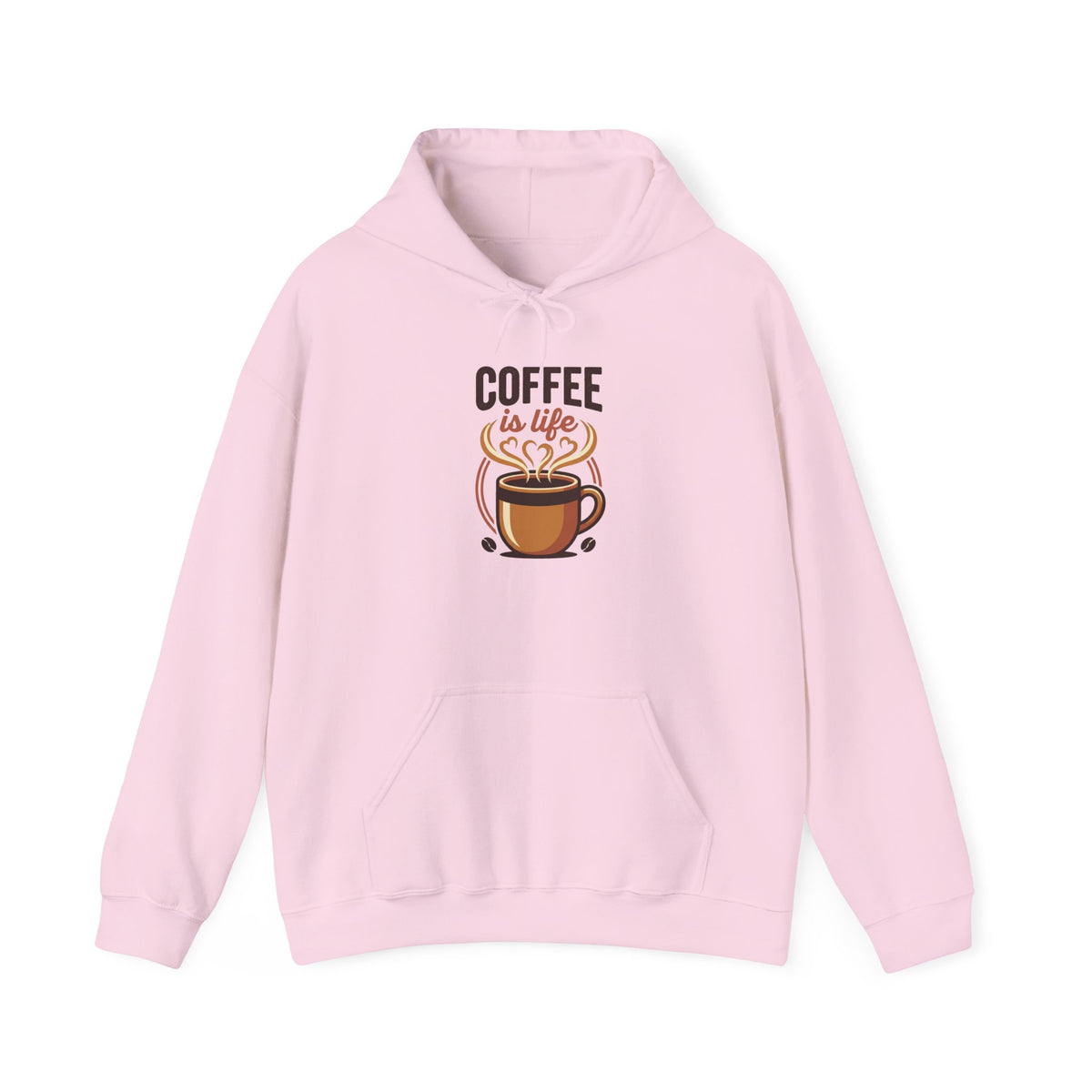 Coffee Is Life Graphic Hoodie | Coffee Lover, Cozy Caffeine Sweatshirt