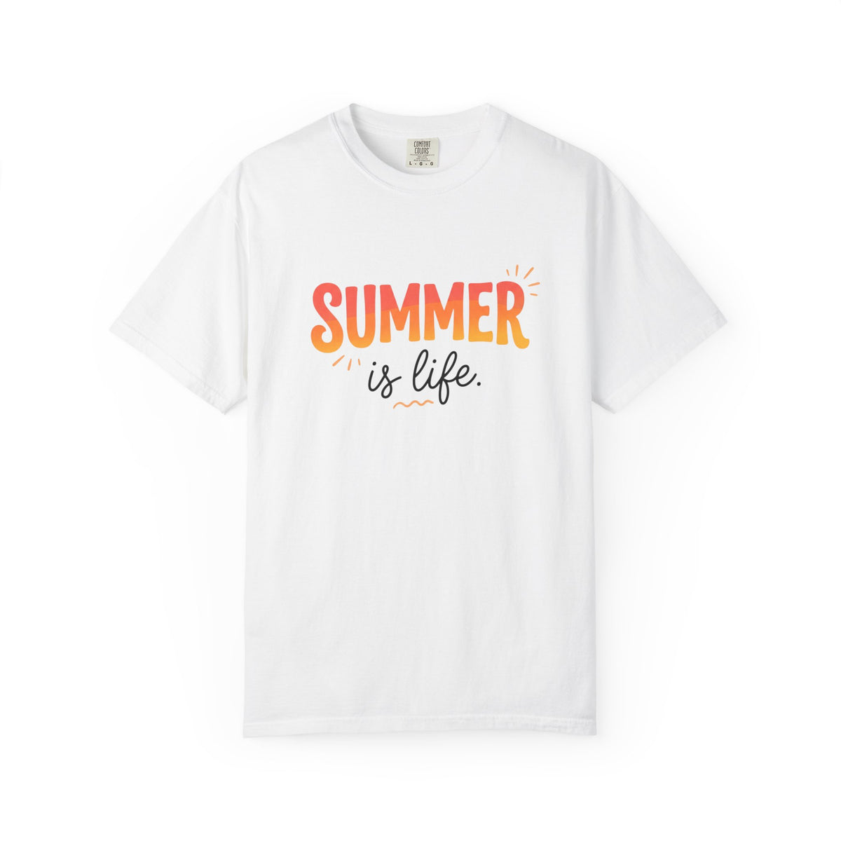 Summer Is Life Illustration T-Shirt | Sunshine, Summer Lover Tee