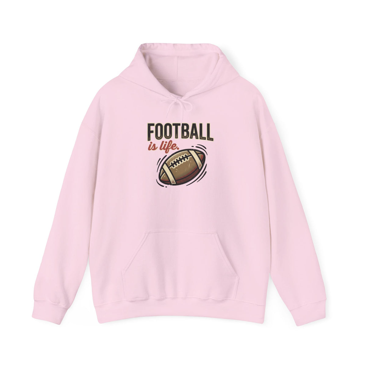 Football Is Life Graphic Hoodie | Football Lover, Game Day Sweatshirt