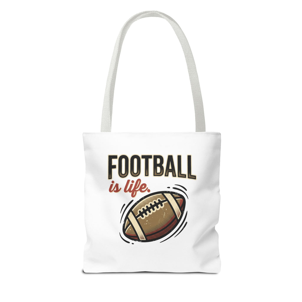 Football Is Life Tote Bag | Football Lover, Game Day Bag