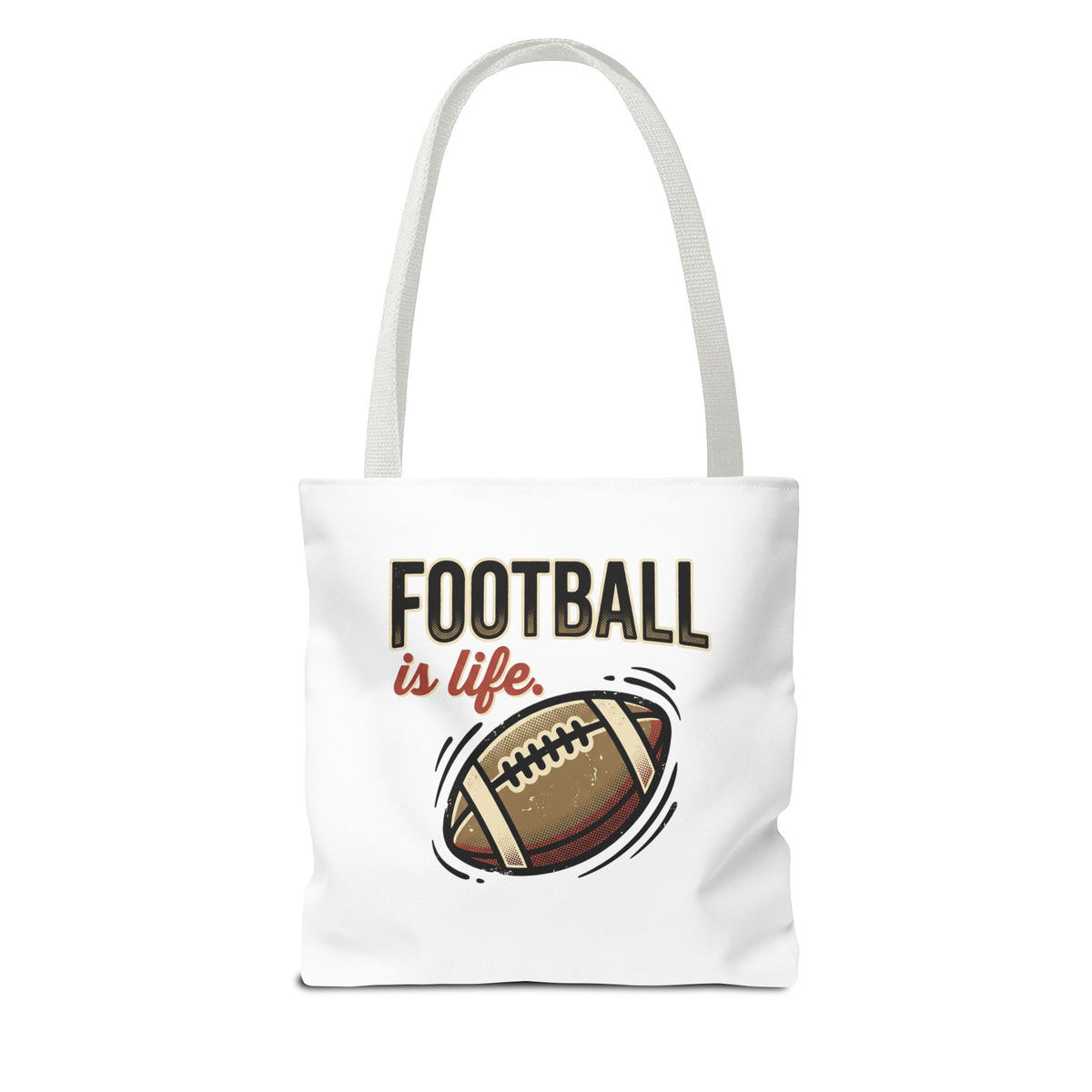 Football Is Life Tote Bag | Football Lover, Game Day Bag