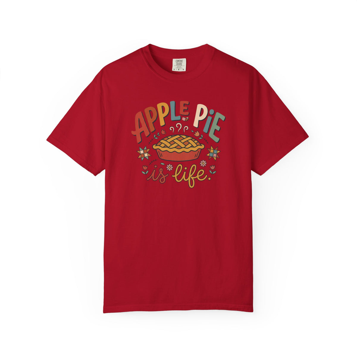 Apple Pie Is Life Illustration T-Shirt | Fall Baking, Pie Lover Tee