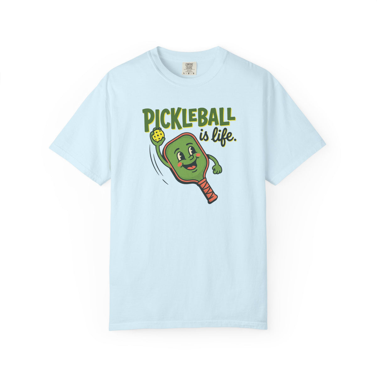 Pickleball Is Life Illustration T-Shirt | Pickleball Lover, Player Tee