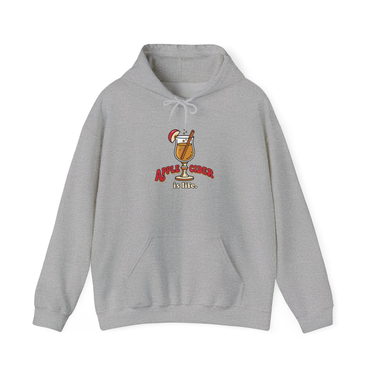 Apple Cider Is Life Graphic Hoodie | Cider Lover, Cozy Fall Sweatshirt