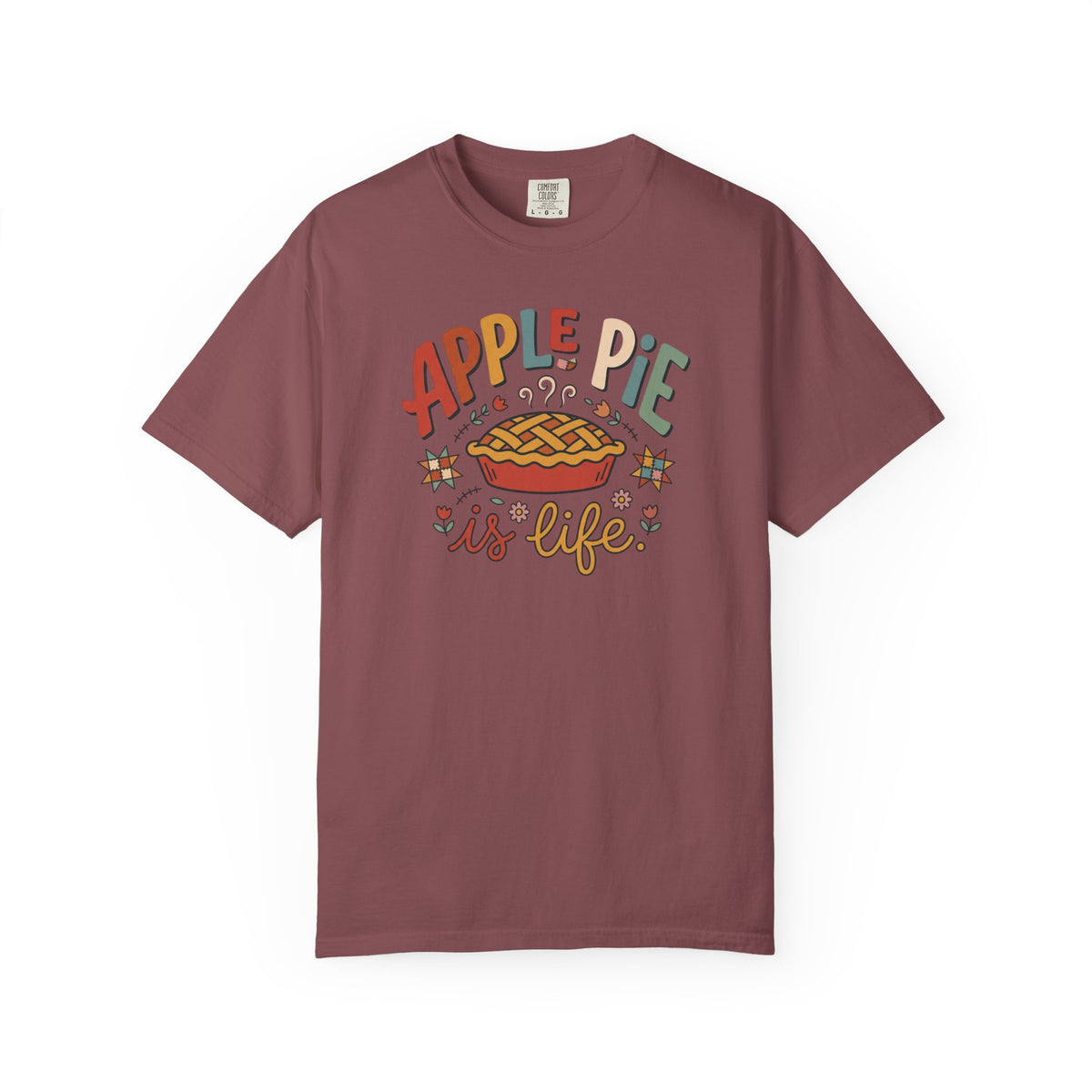 Apple Pie Is Life Illustration T-Shirt | Fall Baking, Pie Lover Tee