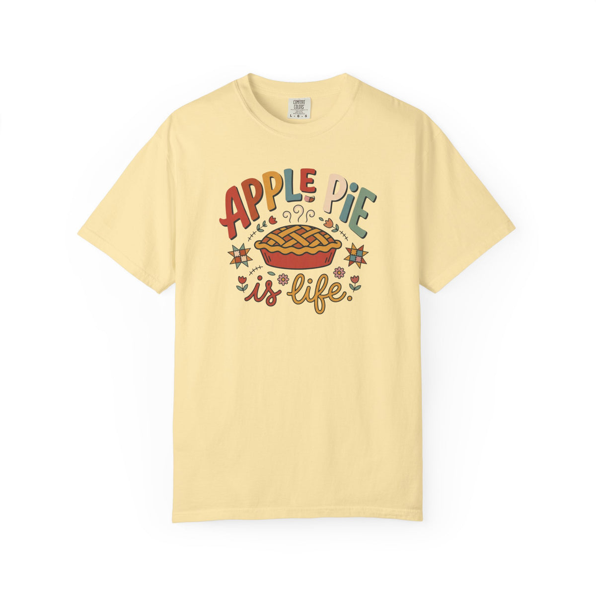 Apple Pie Is Life Illustration T-Shirt | Fall Baking, Pie Lover Tee