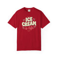 Ice Cream Is Life Illustration T-Shirt | Sweet Treat, Ice Cream Lover Tee