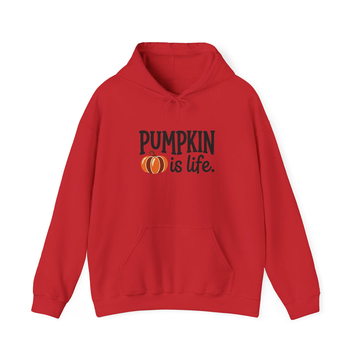 Pumpkin Is Life Graphic Hoodie | Pumpkin Lover, Cozy Fall Sweatshirt