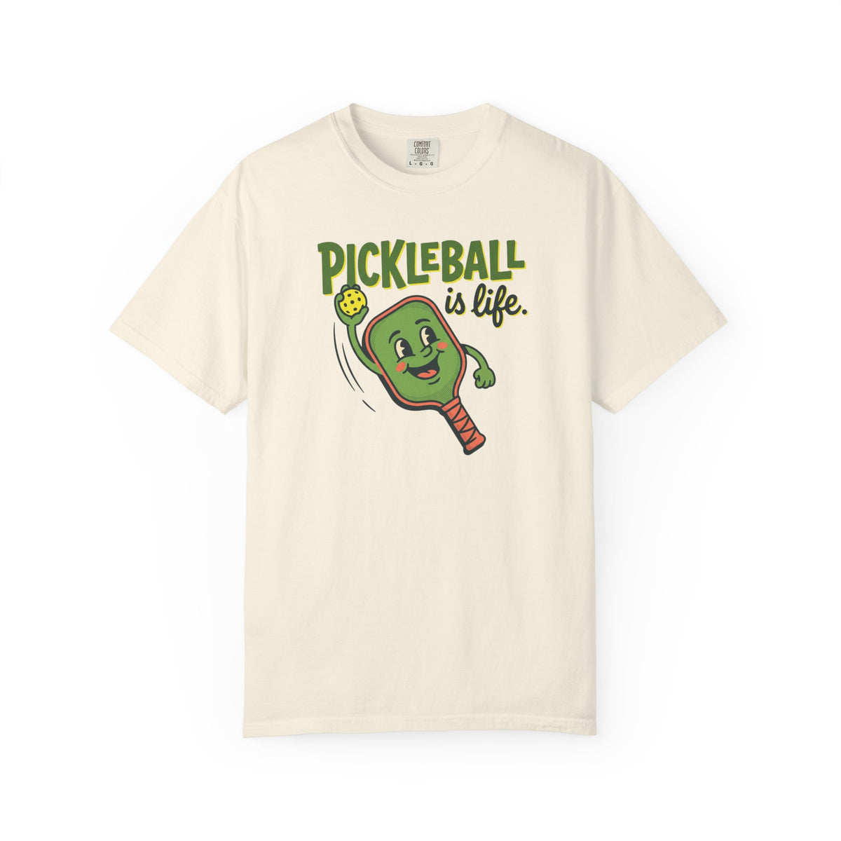 Pickleball Is Life Illustration T-Shirt | Pickleball Lover, Player Tee