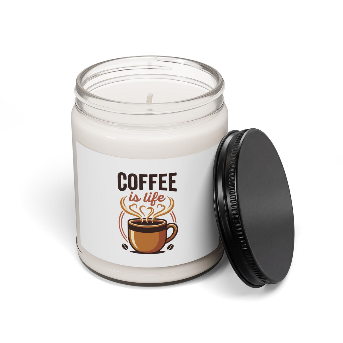 Coffee Is Life Scented Candle | Cozy Coffee Shop Decor, Coffee Lover Gift