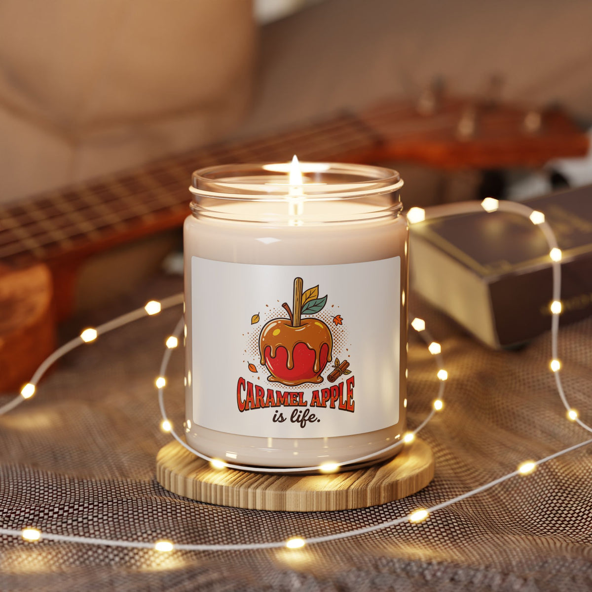 Caramel Apple Is Life Scented Candle | Cozy Fall Home Decor, Apple Lover Gift