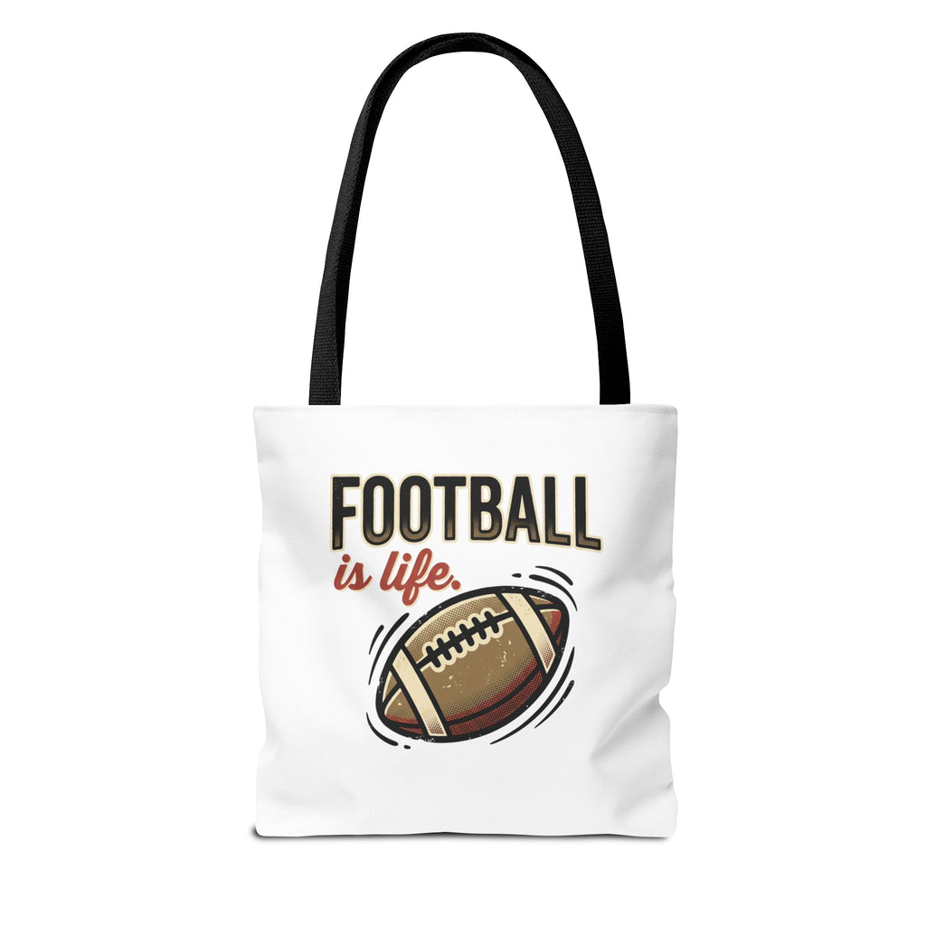 Football Is Life Tote Bag | Football Lover, Game Day Bag