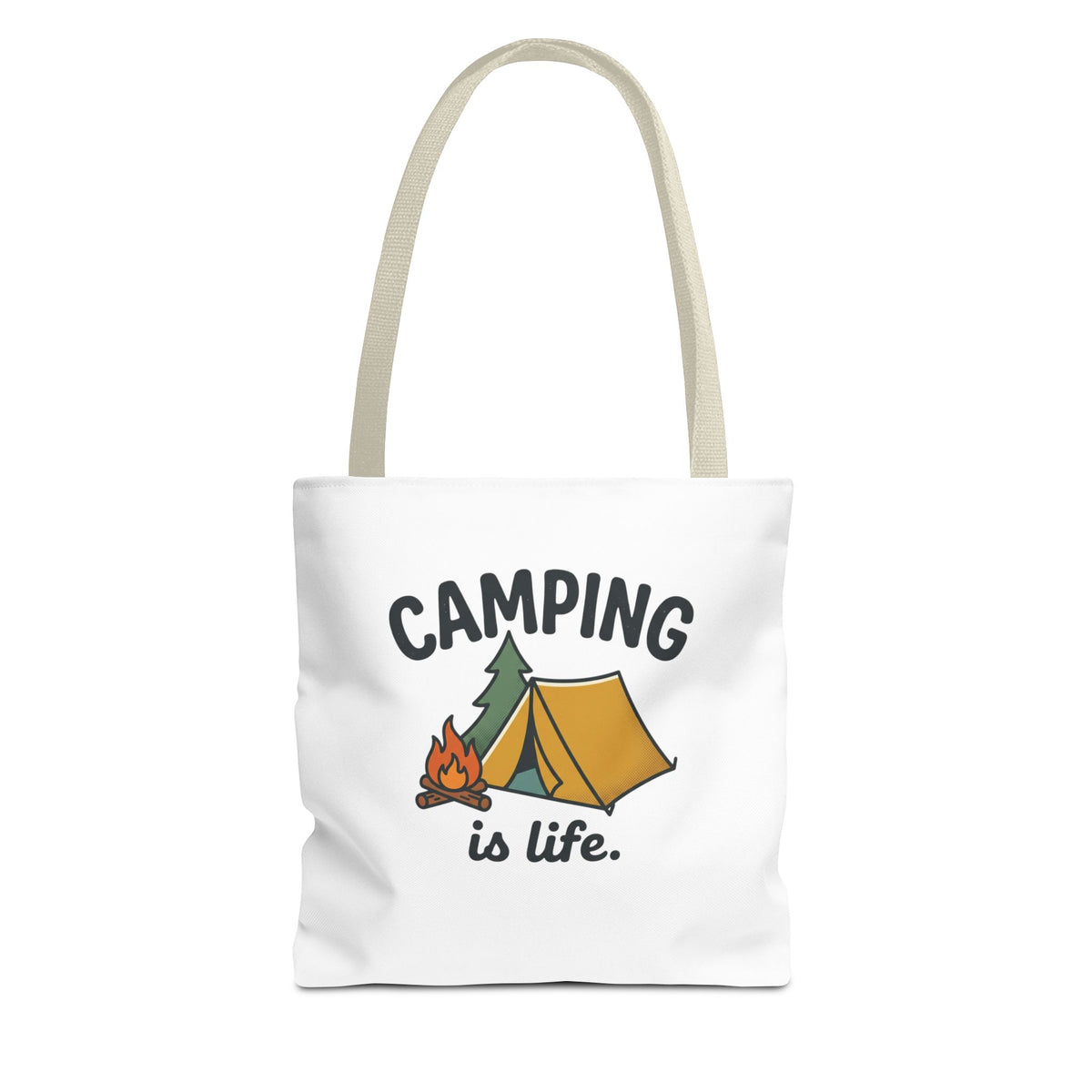 Camping Is Life Tote Bag | Outdoor Lover, Camping Bag