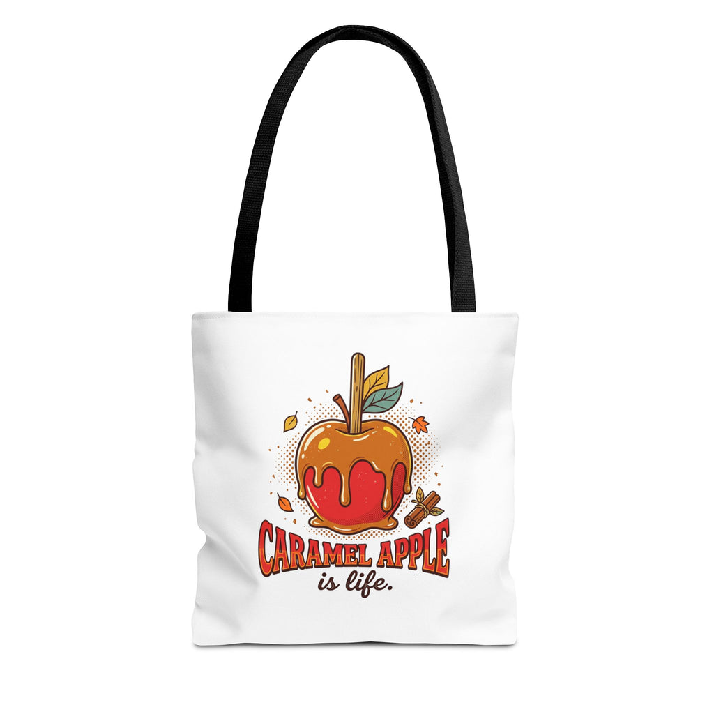 Caramel Apple Is Life Tote Bag | Apple Lover, Cozy Fall Bag