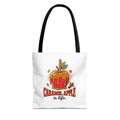 Caramel Apple Is Life Tote Bag | Apple Lover, Cozy Fall Bag