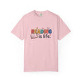 Reading Is Life Book Illustration T-Shirt | Book Lover, Reader Tee