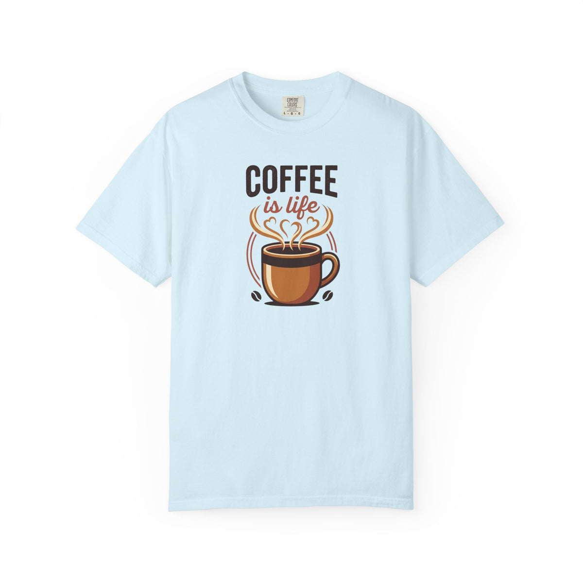 Coffee Is Life cup illustration T-Shirt | Caffeine, Coffee Lover Tee