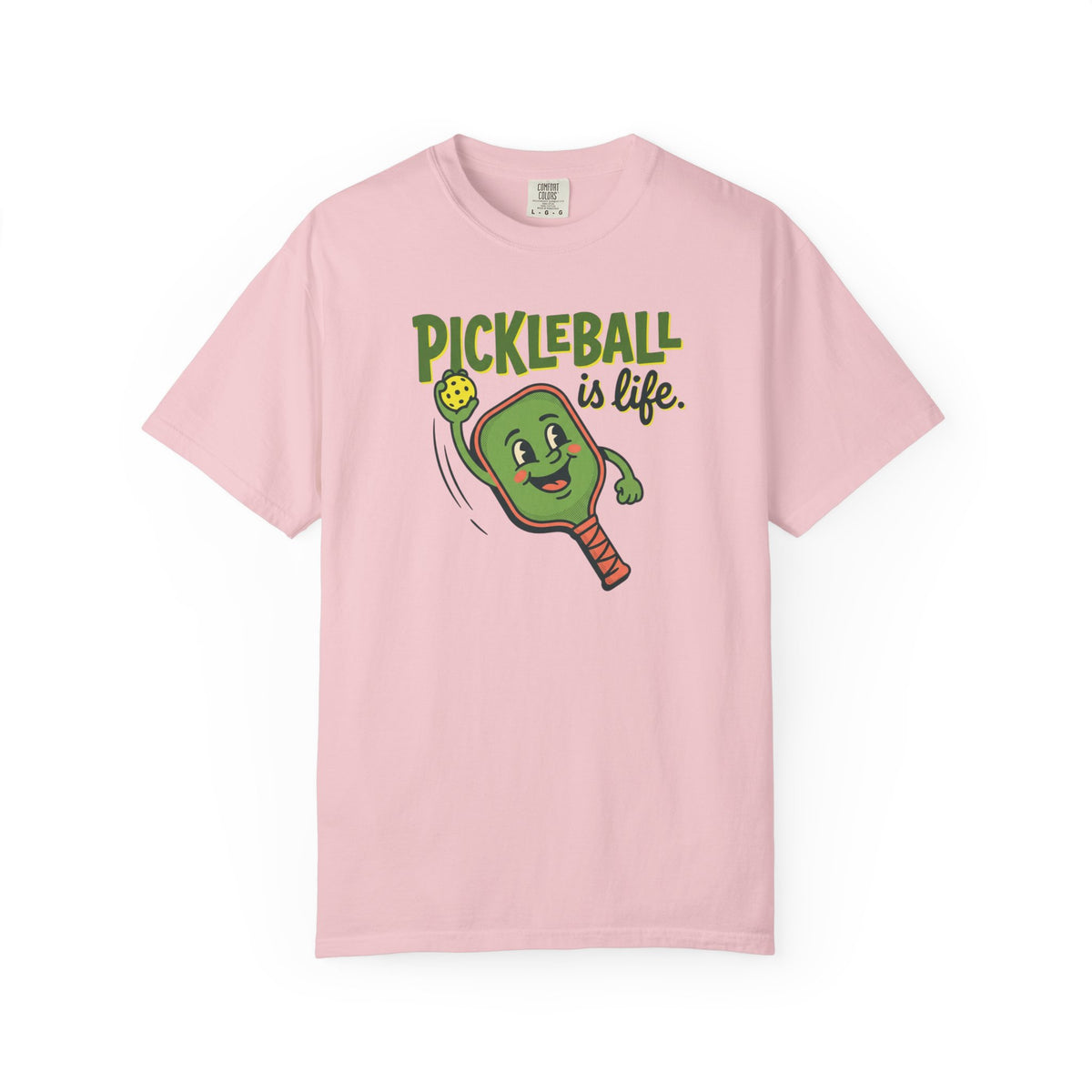 Pickleball Is Life Illustration T-Shirt | Pickleball Lover, Player Tee