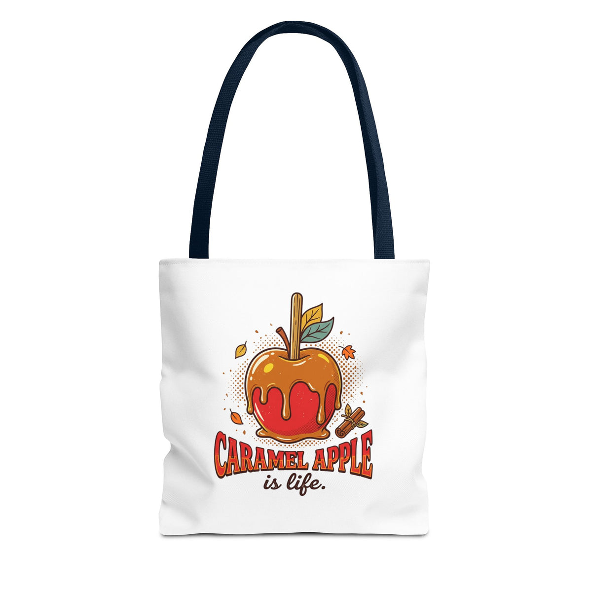Caramel Apple Is Life Tote Bag | Apple Lover, Cozy Fall Bag