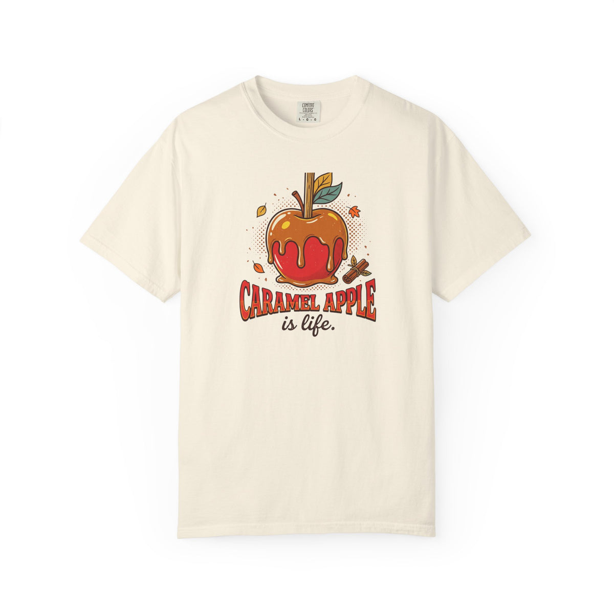 Caramel Apple Is Life Illustration T-Shirt | Fall Treat, Apple Lover Tee
