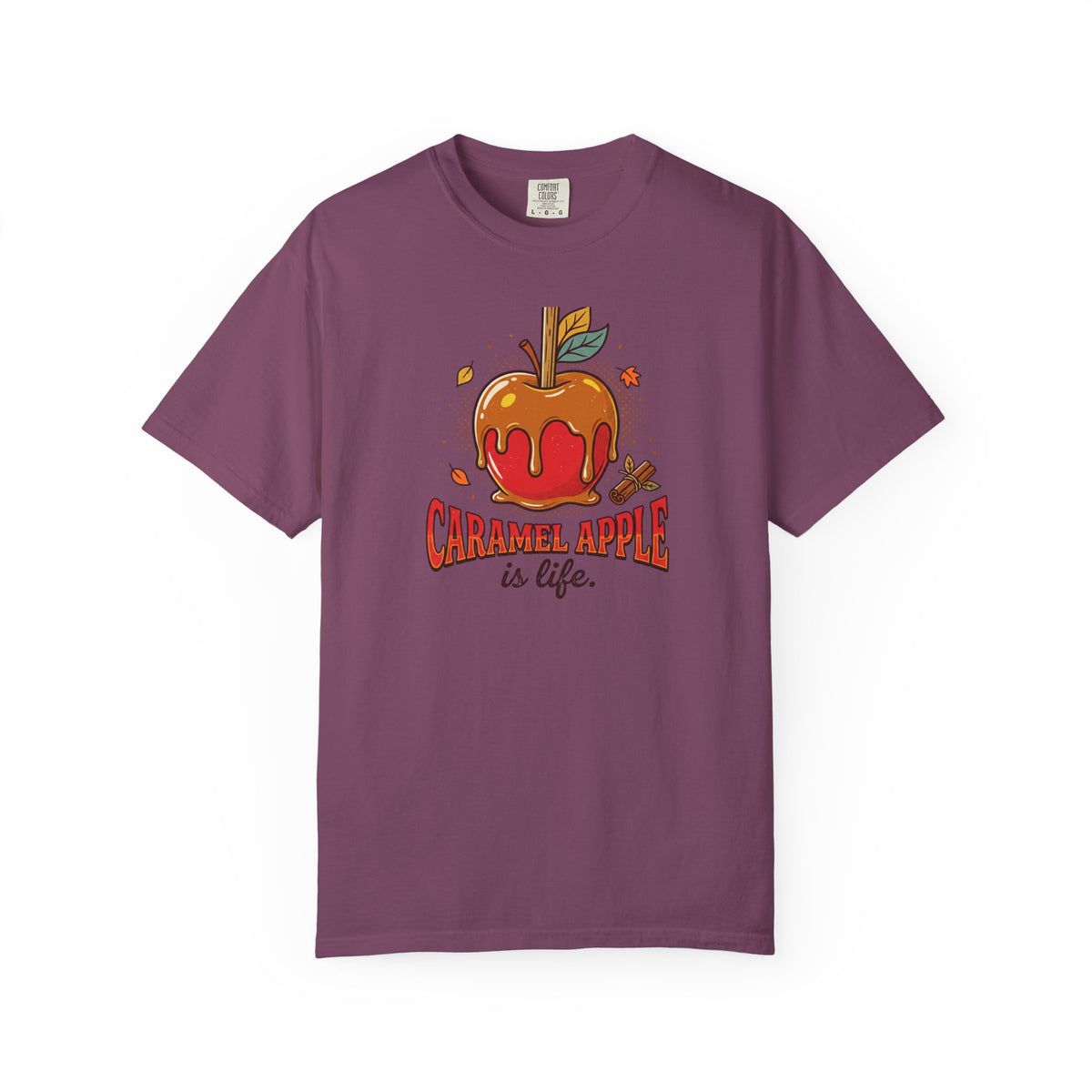 Caramel Apple Is Life Illustration T-Shirt | Fall Treat, Apple Lover Tee
