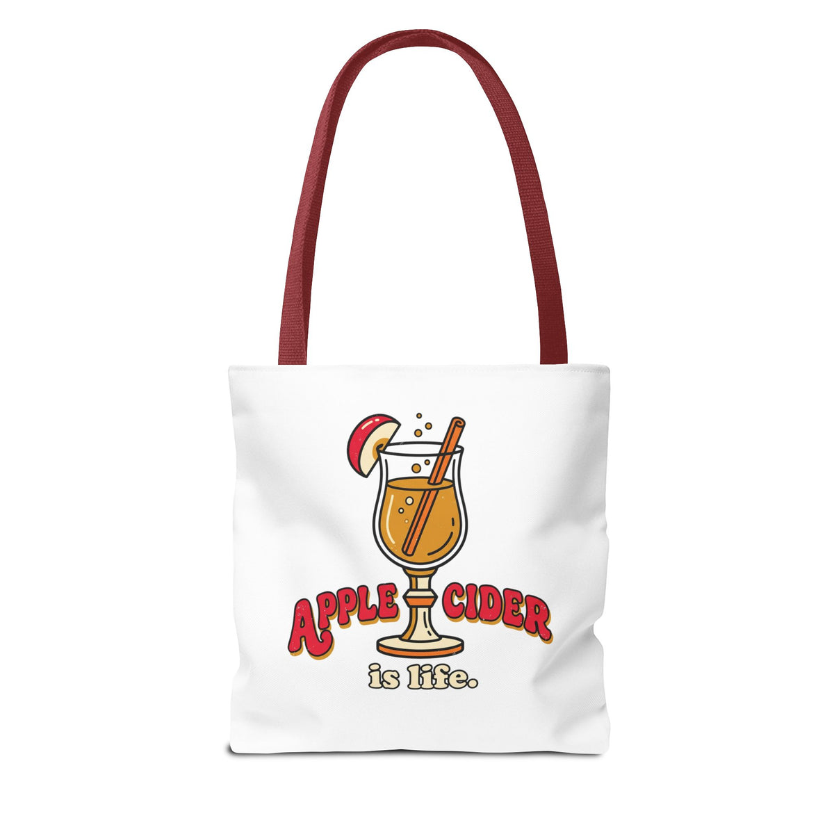 Apple Cider Is Life Tote Bag | Cider Lover, Cozy Fall Bag