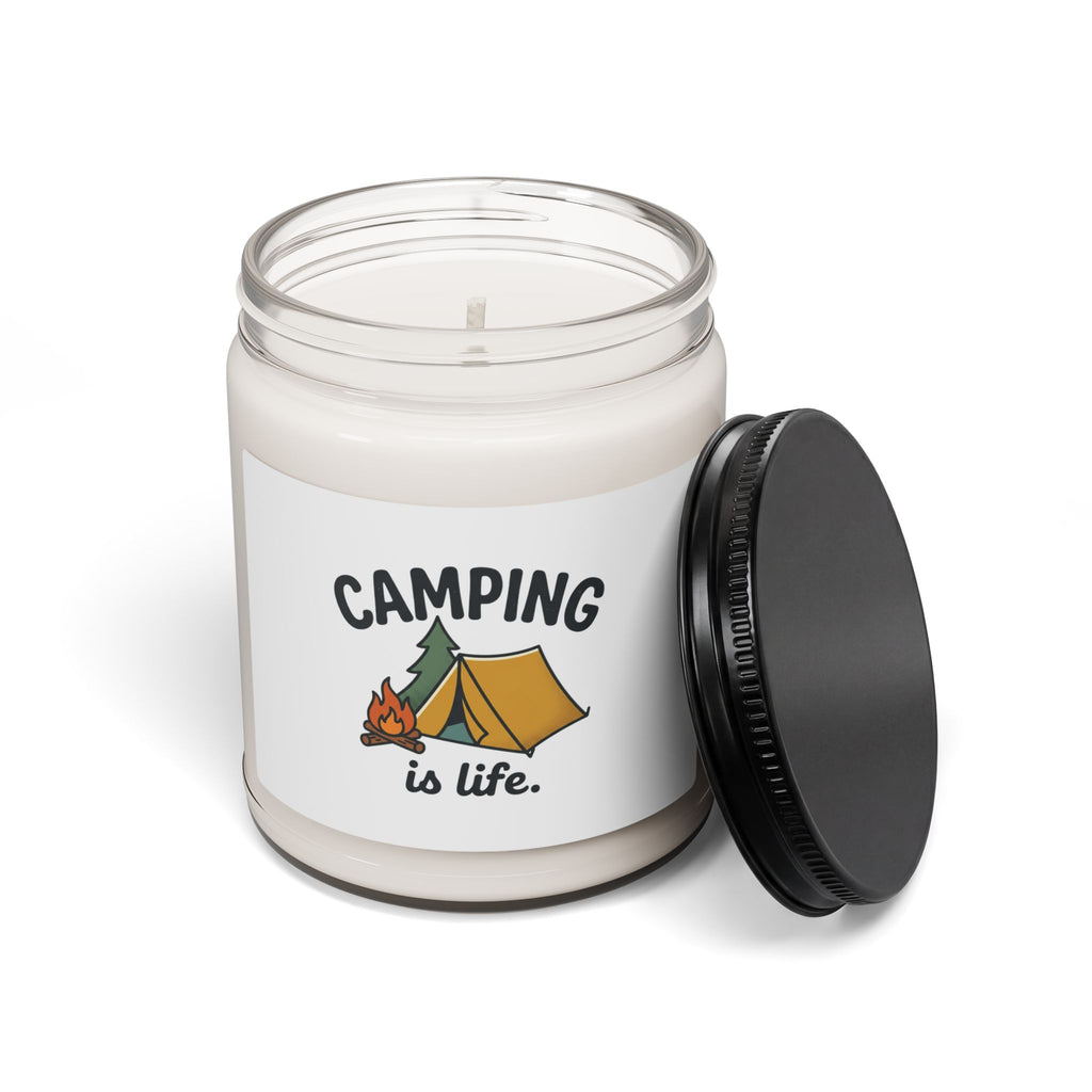 Camping Is Life Scented Candle | Cozy Cabin Decor, Camping Lover Gift