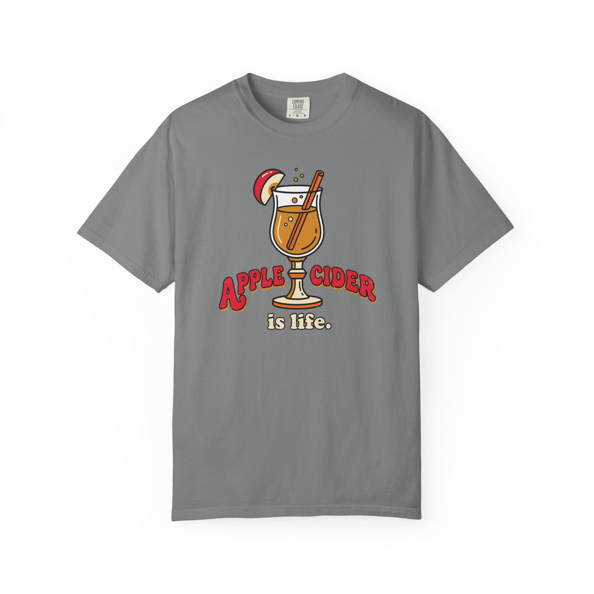Apple Cider Is Life Illustration T-Shirt | Fall Drink, Cider Lover Tee