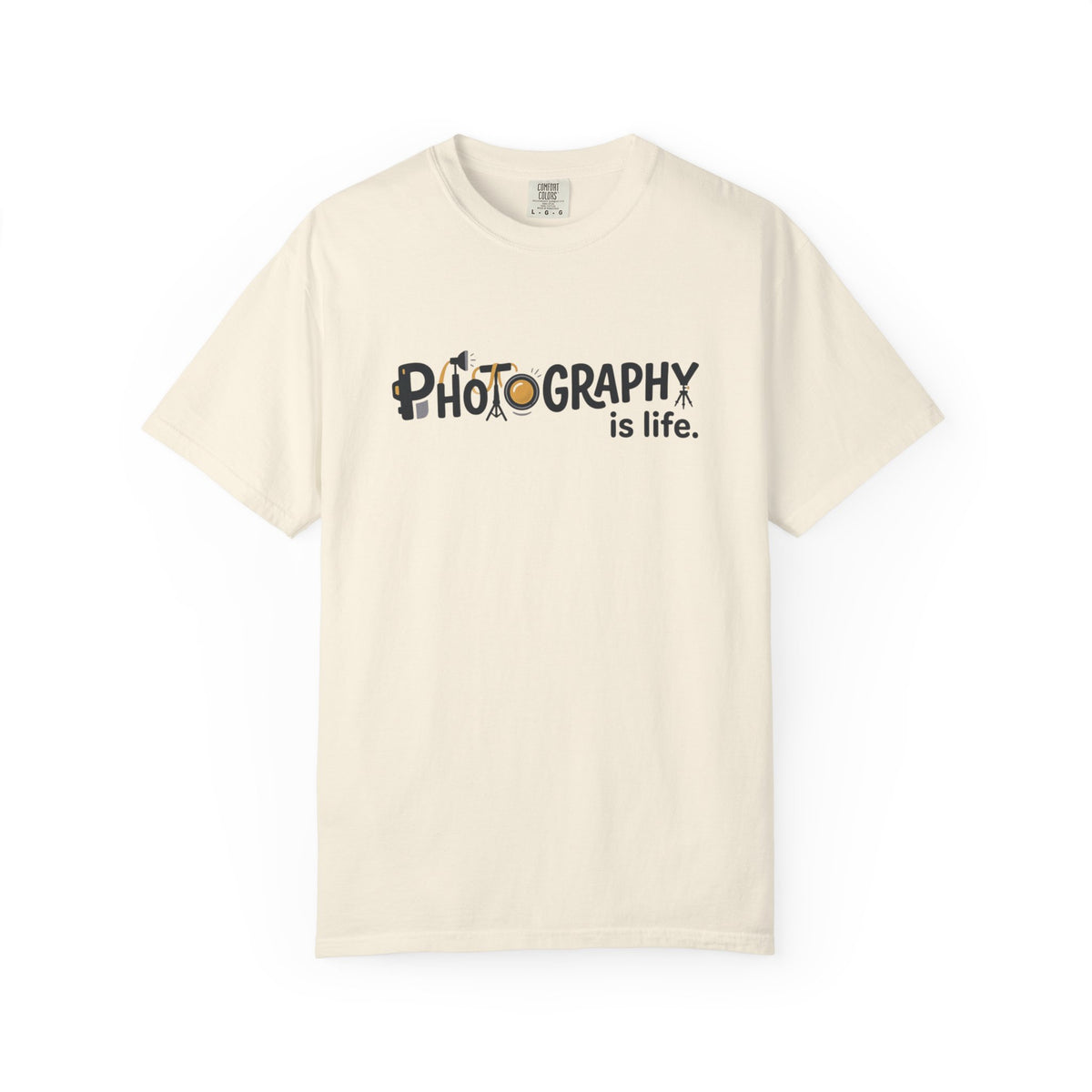 Photography Is Life Illustration T-Shirt | Photography Lover, Photographer Tee